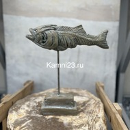 Статуэтка Скелет Окаменевшая рыба