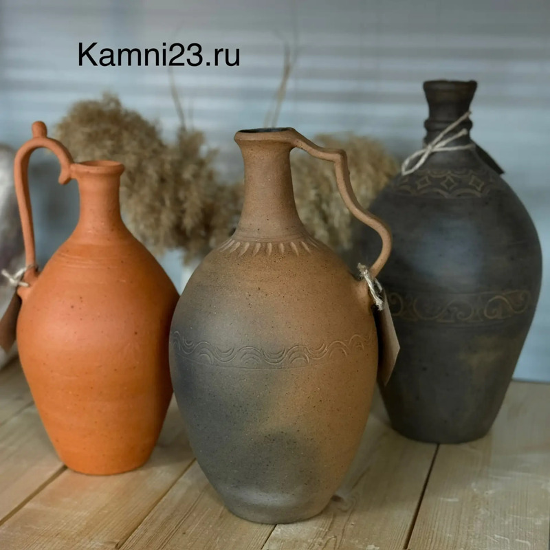 Глиняный кувшин в ассортименте