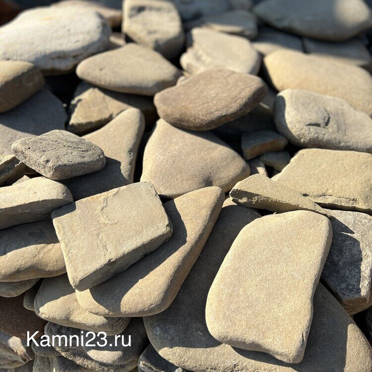 Камень Плоский Галтованный